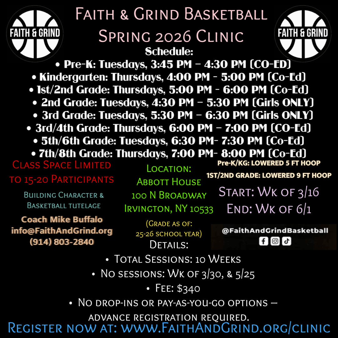 Intro to Basketball Clinic Winter 2024