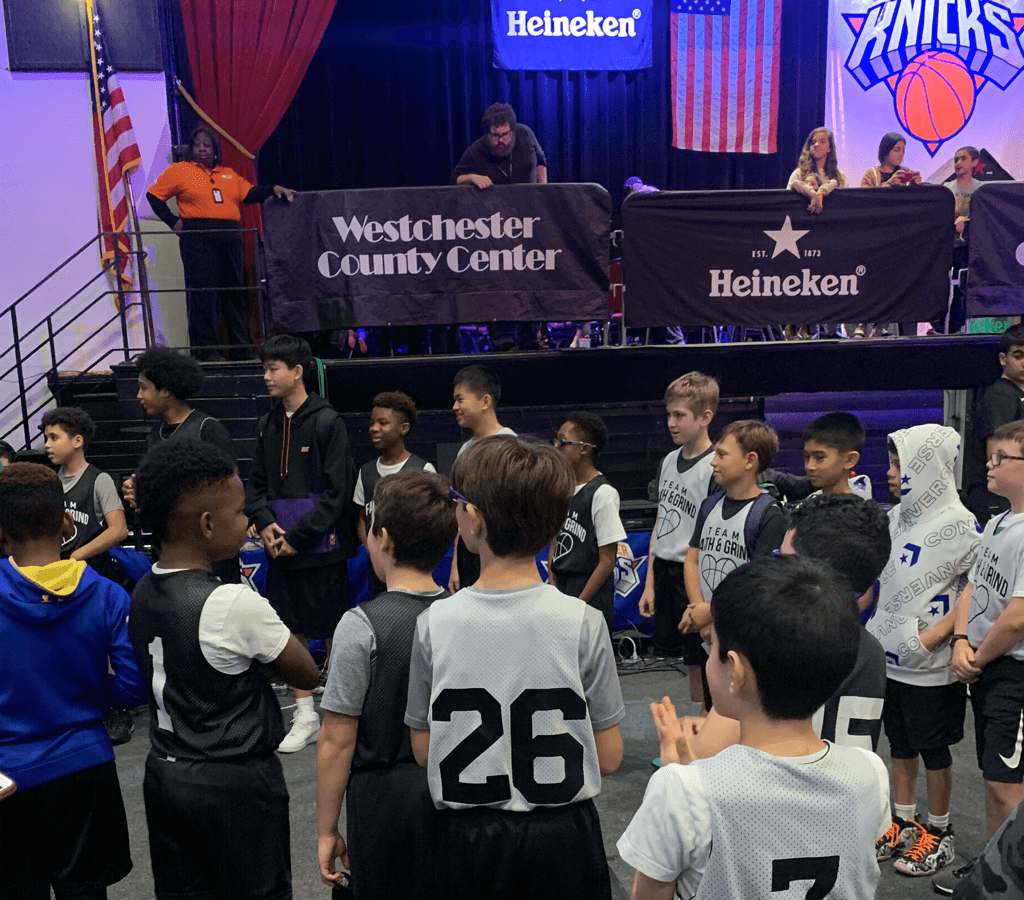 Faith & Grind players at the Westchester County Center