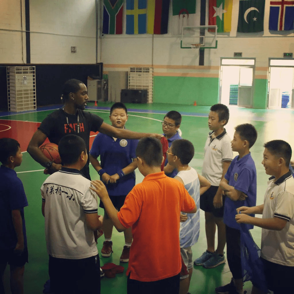 Faith & Grind basketball camp in Beijing, China