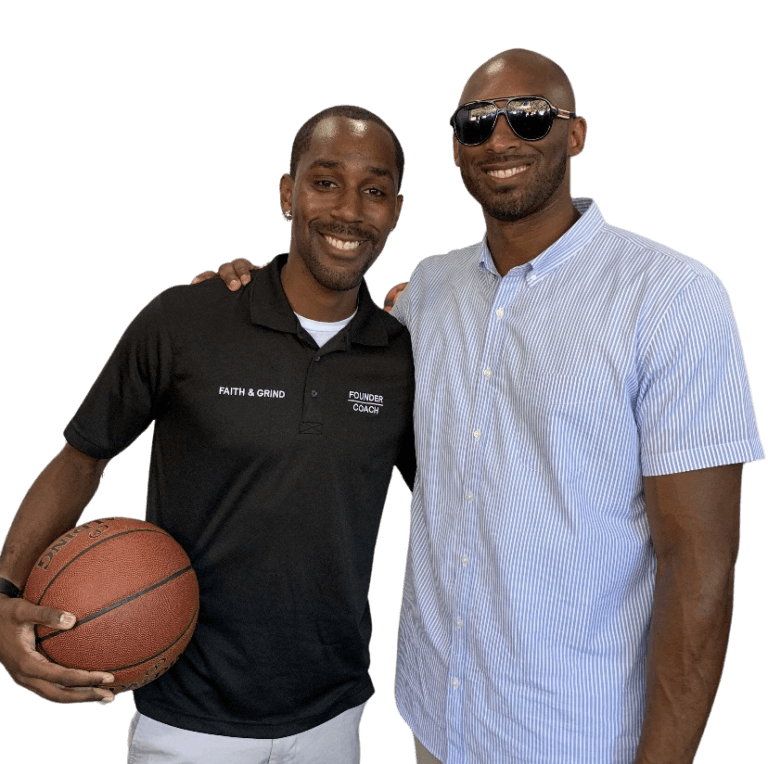 Coach Mike Buffalo with NBA Legend Kobe Bryant