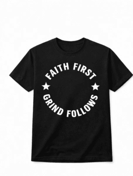 Faith 1st Grind Follows t-shirt – Faith and Grind Basketball School apparel