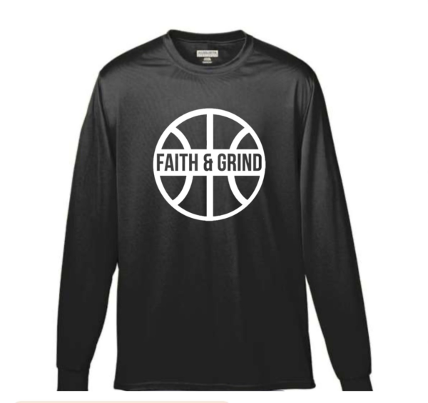 Basketball Circle Dry-Fit Performance (Long Sleeve) T-Shirt